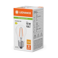 Světelný zdroj LED CLASSIC P P 1W 827 Clear E27 LEDVANCE 4099854467837