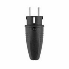 Vidlice gumová Original 3x2,5mm2, černá IP44 ABL 100000039