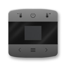 ABB TANGO Kryt pro termostat prostorový s Bluetooth kouřová šedá 2CHA910400A4507