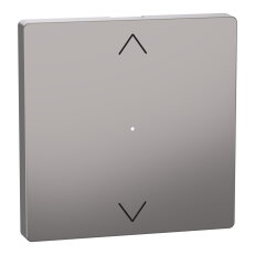 Klapka, Merten System D, (nahoru/dolů), nikl, plast