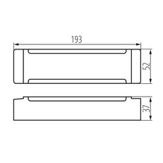 Elektronický napěťový transformátor TRETO IP67 12V 150W, KANLUX 39518