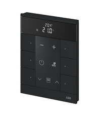 Ovládací prvek Tenton ABB KNX 6nás s termostatem, mechová černá 2CKA006220A0876