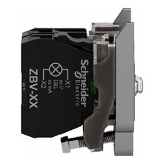 Schneider ZB4BW0B12 Polosestava objímky s kontakty, 1 V, 24V, bílá