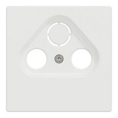 Centrální deska, Merten System D, anténa, 2/3 otvory, nordic white, termoplast