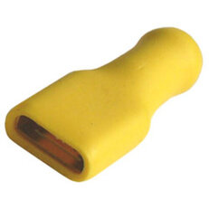 Objímka plochá celoizolovaná, průřez 4-6mm2/9,5x1,2mm PVC (GF-F912P) OPC 6-91