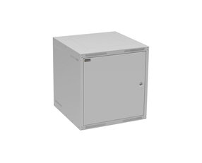 Nástěnný nýtovaný rozvaděč GrandN 12U s plechovými dveřmi,hl.600mm 83000884