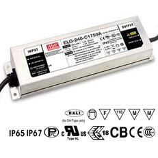 Stmívatelný proudový zdroj 239W MEAN WELL ELG-240-C1050DA-3Y