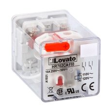 Lovato HR702CA110 Průmyslové relé 8 pinů 2 zap/vyp 10A 110VAC+LED