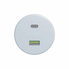 USB zásuvka A+C GREENLUX KLIKLAP M/USB Sky blue