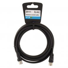 Anténní koaxiální kabel ČERNÝ 3,5M Emos SL3003