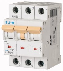 Jistič PL7-C13/3, char C, 3-pólový, 10kA, 13A EATON 263408