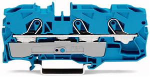 3vodičová průchozí svorka, 10mm2, pro aplikace Ex e II a Ex i, modrá 2010-1304