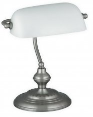 Bank E27 1x 60W IP20 saténový chrom RABALUX 4037