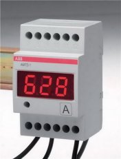 AMTD-1-R digitální ampérmetr AC s alarmovým relé ABB 2CSM274773R1011