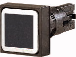 Eaton Q18DR-SW Ovládací hlavice tlačítek, 18x18 mm, aretace, černá