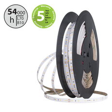 LED pásek SMD2835 WW, 60LED/m, 4,8W/m, DC 24V, 384lm/m, CRI90, IP20, 10mm, 50m