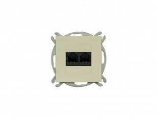 Zásuvka komunikační 2x8 pin PREMIUM 2 PC M-C GREENLUX GXKP650