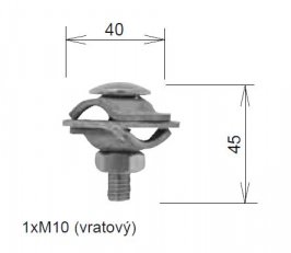 Univerzální svorka SU Uni, N Kovoblesk 23801