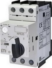 Motorový spouštěč MPE25-32 3p 50kA (230V) 25-32A Irm=384A ETI 004648014