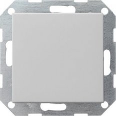 Tlačítkový křížový spínač rovný System 55 šedá mat GIRA 0123015