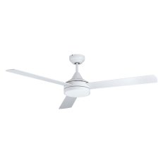 Stropní ventilátor SESIMBRA LED-CCT AC d1320 bílá/dub 20W IP20 EGLO 35079