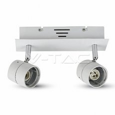 2 x GU10 Track Fitting White,  VT-789