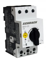 Motorový spínač s ochranou motorů, 1,6-2,5A, 3-pólový SCHRACK BE502500--