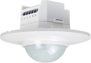 Detektor přítomnosti, master 230V AC, 360°, 1-kanálový, 16m, kulatý
