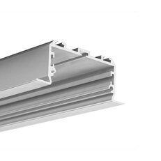 LED hliníkový profil KLUŚ LARKO-50 stříbrná anoda 1m, A00756A_1