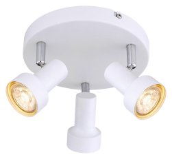 Konrad GU10 3x 50W IP20 bílá RABALUX 5356