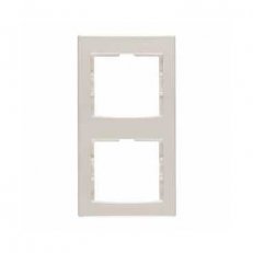 Schneider AYA5802723 Rámeček dvojnásobný vertikální, cream