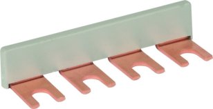 Modulární propojovací lišta čtyřpólová, 1fázová, Cu 16mm2 DEHN 900610