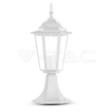 Garden Stand Lamp E27 30cm Matt White,
