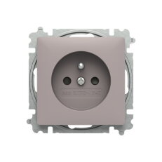 ABB ZONI Zásuvka s clonkami greige 6619T-A06657 244