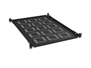 Police 19" 1U 650mm pevná BK úchyt na přední i zadní lišty UP-16
