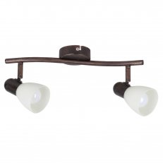 Soma E14 2x 40W IP20 antická hnědá RABALUX 6592