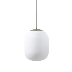 Závěsné LED svítidlo se skleněným stínidlem OSMONT TANIA P1 HP 52W IP40 3K nerez