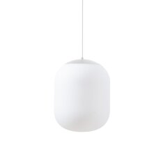 Závěsné LED svítidlo se skleněným stínidlem OSMONT TANIA S1 HP 52W IP40 3K bílá