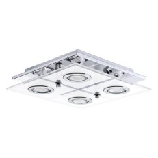 Stropní svítidlo CABO 4xGU10-LED chrom/satén 11,2W IP20 EGLO 30931