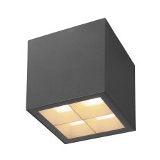 S-CUBE stropní přisazené svítidlo, 2700/3000 K, 15 W, PHASE, 80°, antracit
