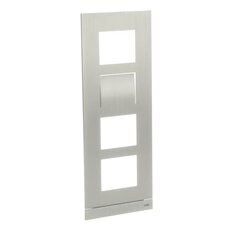 Kryt VIDEO tabla velikost 1/4 (135 mm) ušlechtilá ocel 41384CF-S ABB
