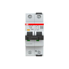 S301P-D10NA jistič 1+N odpojení N vodiče 10 A char. D 25kA ABB 2CDS381103R0101