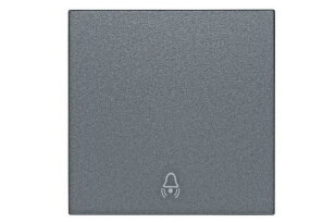 Kryt spínačů a ovladačů, symbol zvonek, antracit SCHRACK EV112003--