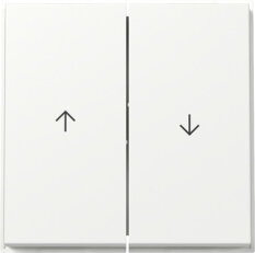 Dvojitá kolébka, symbol šipky TX_44 (IP44) čistě bílá GIRA 329466