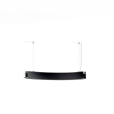 LED Svítidlo Serpent 1/4 R500, dolů, mléčný, 3000K, 16W, černá  FPSE055-0730DB