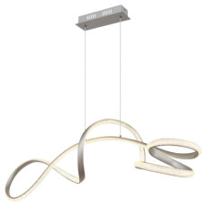Závěsné svítidlo SWIRL nikl 40W 4000K GLOBO 67341N