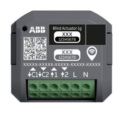 Aktor žaluziový, 1nás., f@h WL s Bluetooth, vestavný, antracitová