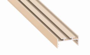 Přisazený hliníkový profil AL-PROFIL ARIA LIGHT IVORY LACQUERED 1M GXLP2088