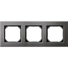 Rámeček M-Elegance 3násobný Rhodium Grey SCHNEIDER 475314