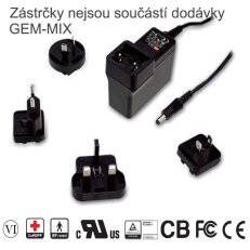 Síťový adaptér MEDICAL 30W 48V 625mA MEAN WELL GEM30I48-P1J